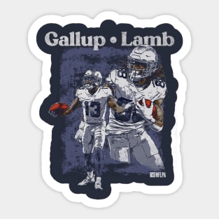 CeeDee Lamb & Michael Gallup Dallas Duo Sticker